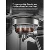 1.3L Coffee Machine Professional Coffee Maker 20 Bar Pressure Stainless Steel Semi Automatic with Digital Display Adjustable