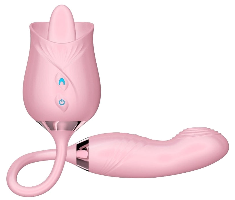 Stimulateur Rose Licking 11 x 3cm Rose - MyPlayToys - 100% Clitoris