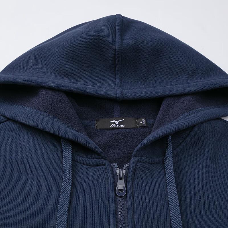 Mizuno Men's Outdoor Casual Hooded Zip-Up Sweatshirt