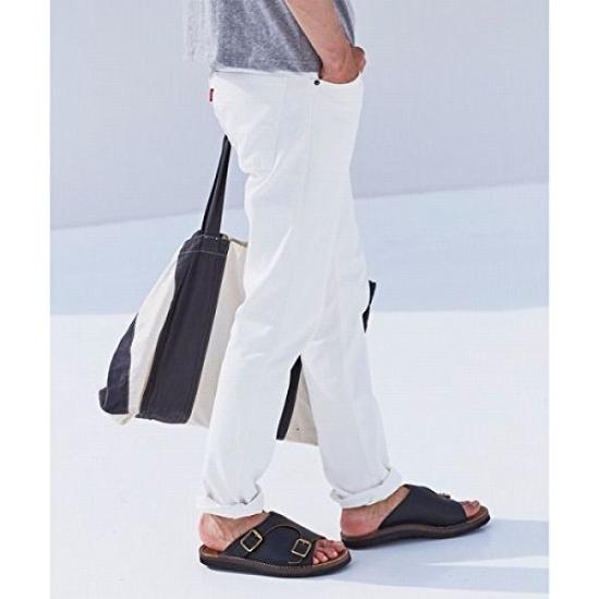 Edwin 503 Cool Dobby Mesh Regular Tapere Size 31 To Japanese Size a Summer Staple Made from (E53MFC) - Men's, White, (equivalent L) -