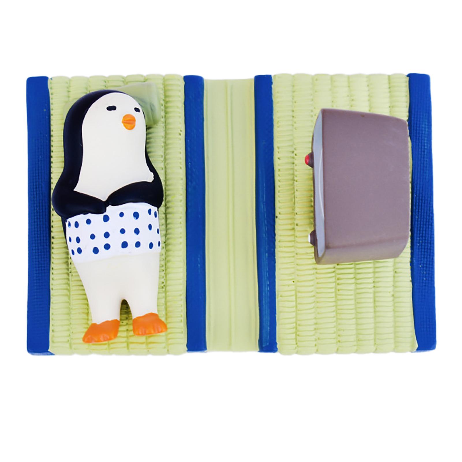 

Милая подставка для телефона из смолы, легкая, универсальная, устойчивая, настольный мультяшный держатель для телефона для всех мобильных телефонов, пингвин