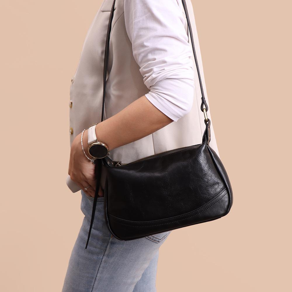2026 New Vintage Women's Genuine Leather 3-Way Cvertible Bag - Spacious Commuter Tote & Stylish Shoulder Hobo Bag