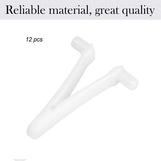 12ks Bazénová motýlková spona ve tvaru V s vysokou houževnatostí bez deformace a proti praskání Vyměnitelná kompatibilní sponka pro bazénové příslušenství k bazénu