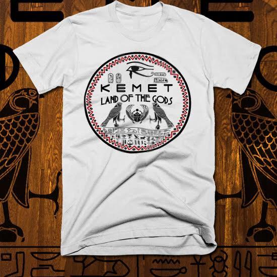 

Egyptian Kemetic T-Shirt Egypt Ankh Eye Of Horus Pharaoh MAAT hieroglyphics new 4XL