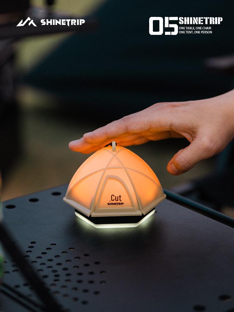 Mountain Fun ShineTrip Magnetic Tent Light - Multi-gear, Long Battery, Waterproof, Tap Control