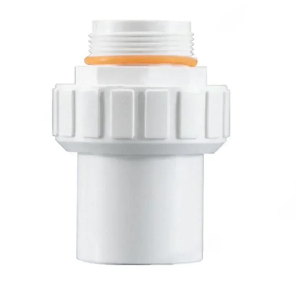 PVC Water Pipe Swimming Pool Connector 2'' Flexible Joint For Water Pump 1.5 Inch Connection 2 Inch Connection