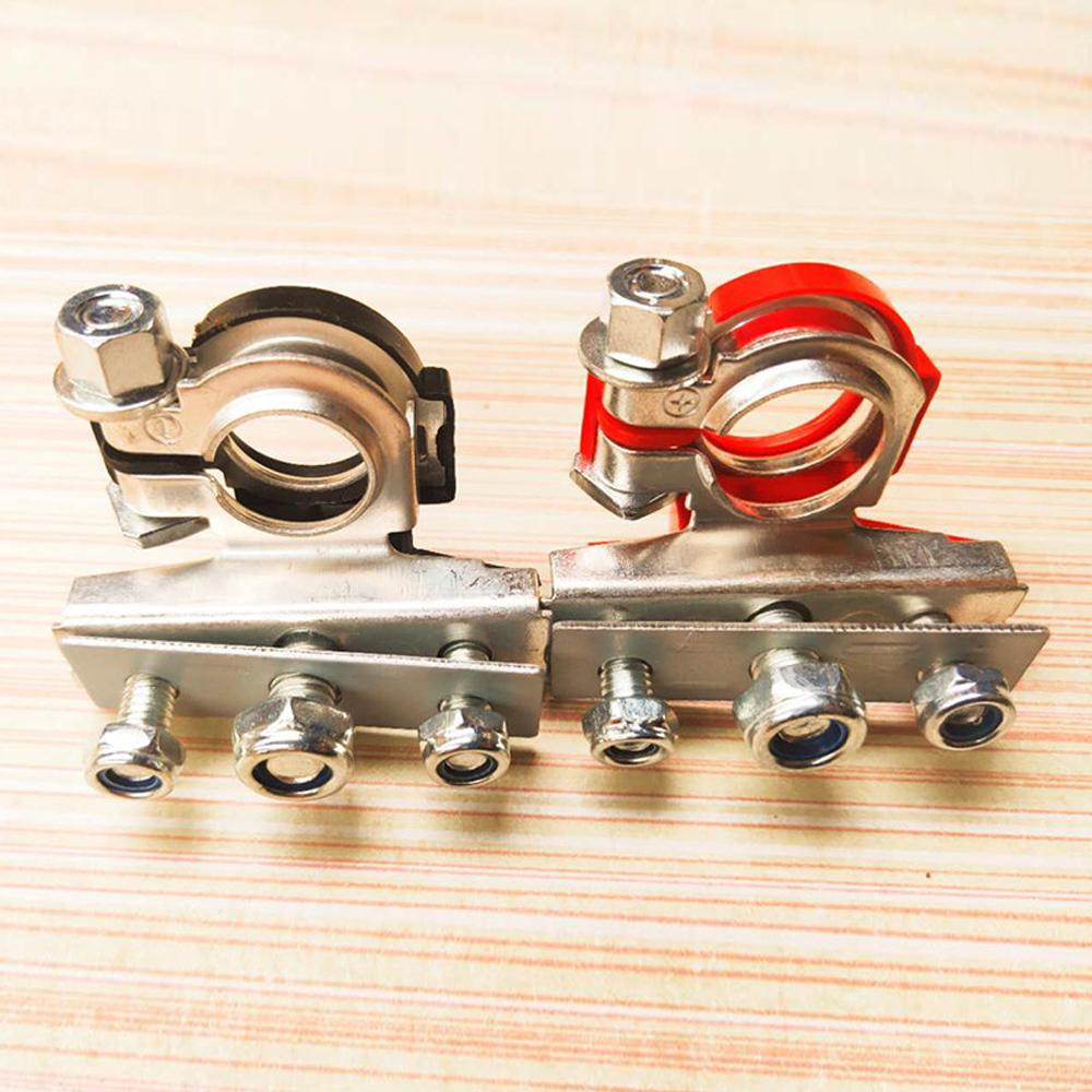 1Pair 12V 24V Automotive Car Top Post Battery Terminals Wire Cable Clamp Terminal Connectors Car Accessories