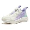 Hongxing Erke Comfortable Breathable Non-Slip Wear-Resistant Low-Top Kids Running Shoes Kids Sneaker White Purple 65124303030-012