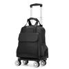 Lightweight Foldable Travel Bag with Spinner Wheels and Pull Handle for Men and Women