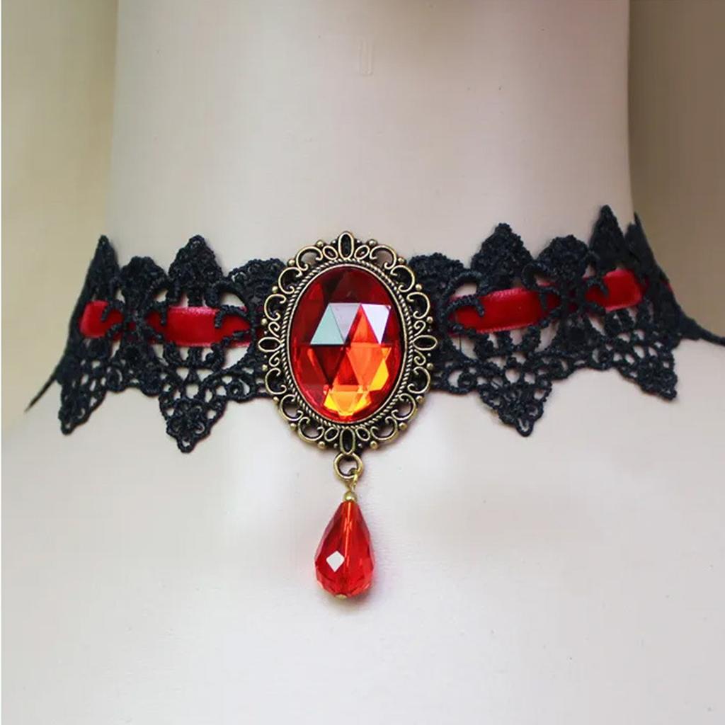 Bride Lace Necklace - Costume Accessory for Women