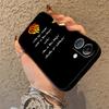 Case for iPhone 7 8 15 16 14 Plus 17Air XS Max 13 12 11 17 Pro Max XR Black Soft Phone Cover Flame Pattern Fashion