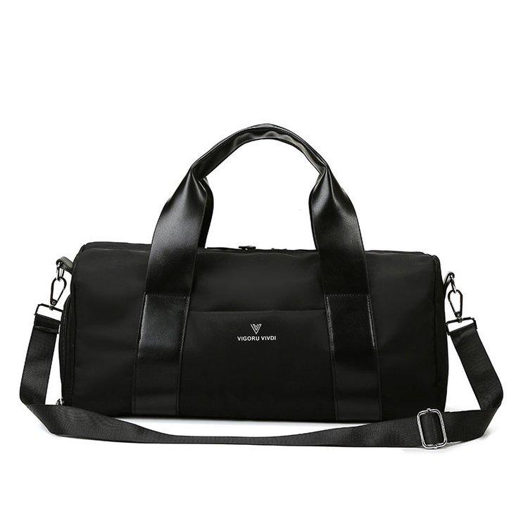 

Wet and Dry Yoga Gym Bag Women s Cylinder Portable Travel Bag Independent Shoe Light Storage Bag