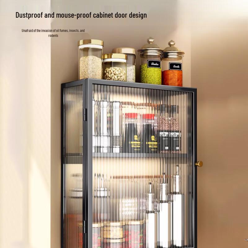 Dustproof Wall-Mounted Storage Shelf with Door