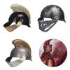 Gladiátorská helma Římský válečník Pokrývka hlavy Středověký LARP Cosplay Herec Starověká gladiátorská helma Pokrývka hlavy