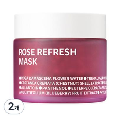 isoi Rose Refresh Mask 80g, 1 balení, 2 kusy