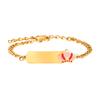 Pulseira de Identificação com Barra de Nome para Bebê Personalizada, Gravação Gratuita de Nome Personalizado, Presente de Aniversário para Recém-Nascidos a Crianças