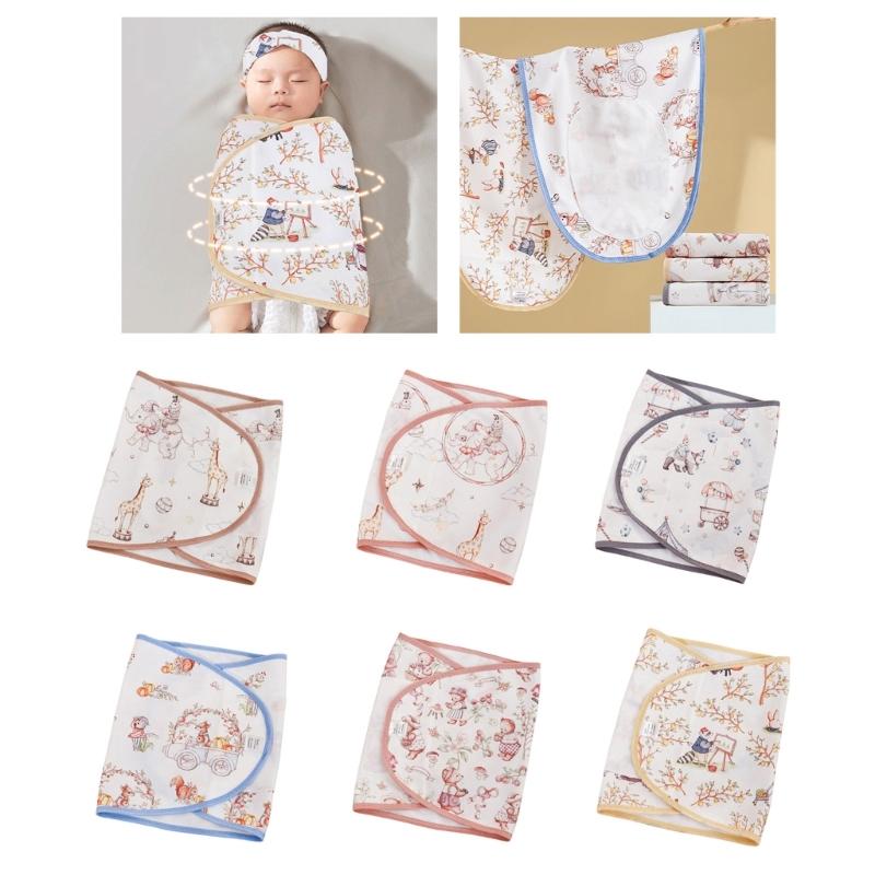 Baby Pucktücher Decke Atmungsaktiver Baumwollstoff Bequemes Wickeltuch zur Beruhigung von Neugeborenen im Alter von 0 bis 3 Monaten