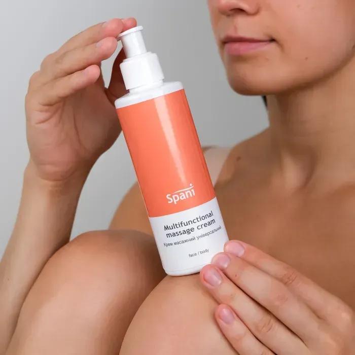 Universal Massage Cream with Plant Extracts and Oil Composition Spani 200 Ml
