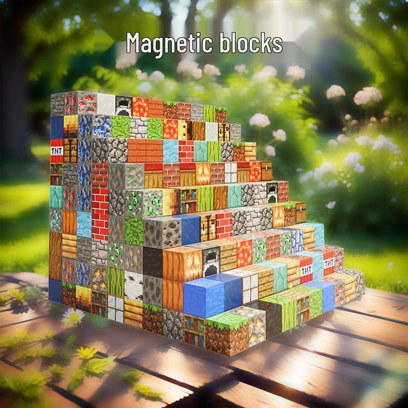 

Магнитные кубики: 3D Развивающие Сборные Игрушки для Детей 22 pieces + 1 figure