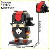 MOC Hedgehog Brickheadzed Dr Eggman Tails Bricks Anime Game Figures Compatible Building Blocks Toys For Children Adults Gift DIY