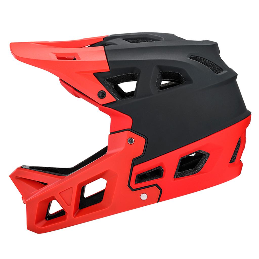 Fullface Mountainbike-Helm für Erwachsene, Racing Downhill MTB-Helm für Männer/Frauen, Mountainbike-Helm für Erwachsene mit Visier, über 31 Belüftungsöffnungen