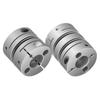 High-Speed Double Screw Clamp Shaft Coupling
