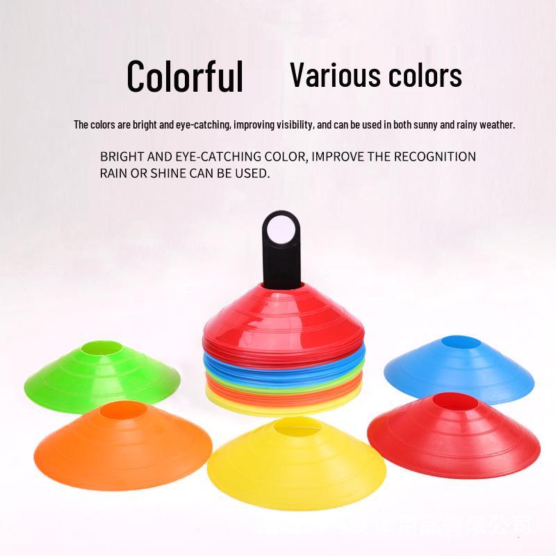 Soft Football Training Marker Disc Set - Round Cone Equipment