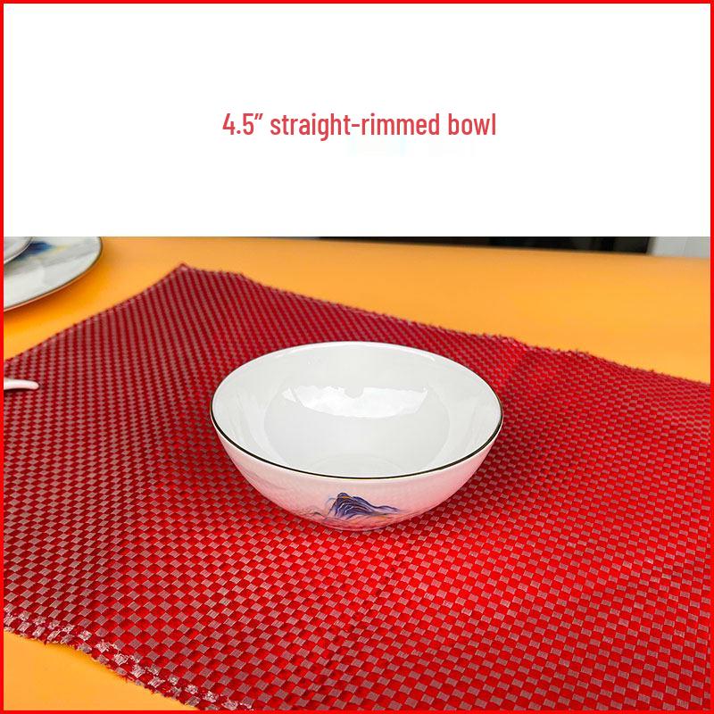 Elegant Gold-Rimmed Bone China Dinnerware Set - Luxury Tableware for Home Dining