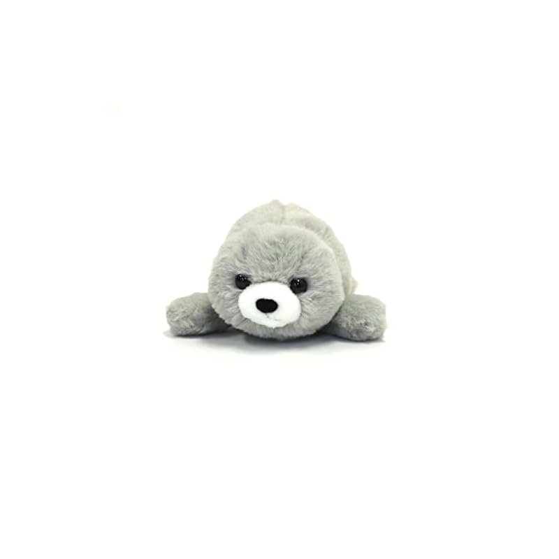 Cute Plush Toy - Fluffy Seal - Size S - Gray - M0384