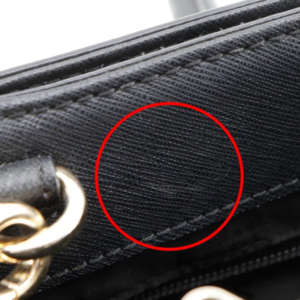 Michael Kors 2WAYShoulder Handbag 35S6GSOT2L black leather Women Used