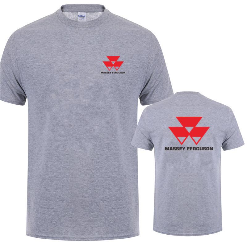 Massey Ferguson T Shirt Tops New Fashion Short Sleeve Massey Ferguson Tractor Agriculture Logo Tshirts Tees Tshirts Lh074