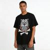 Ferocious Dog Cross Bone Graphic Casual T-Shirt Pure cotton T-shirt
