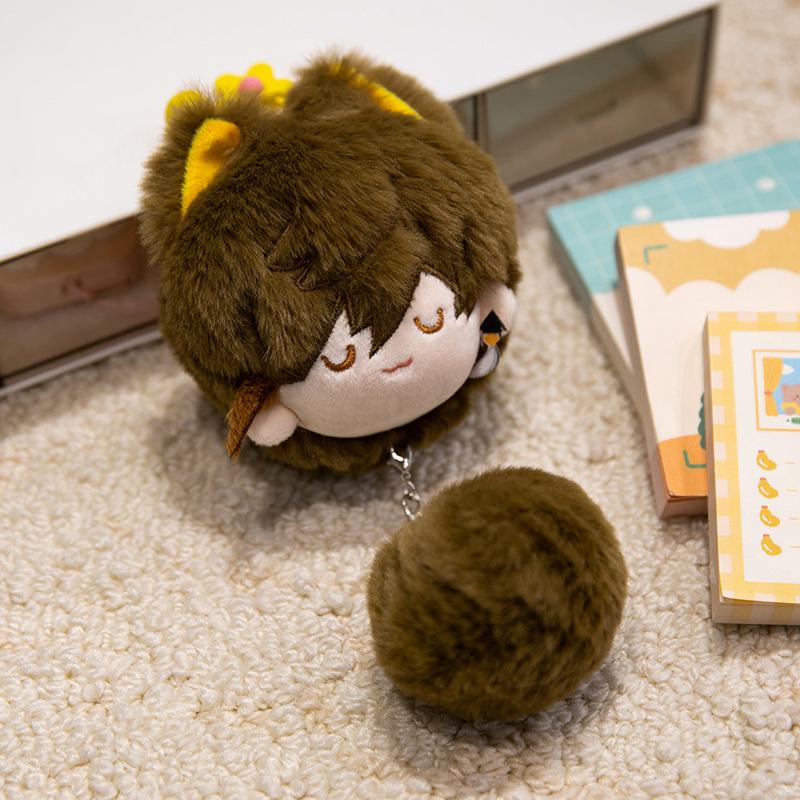 Porte-clés Peluche Kawaii Genshin Impact, Pendentif Sac Doux Personnage de Jeu, Cadeau Adorable Pour Joueurs. 8cm
