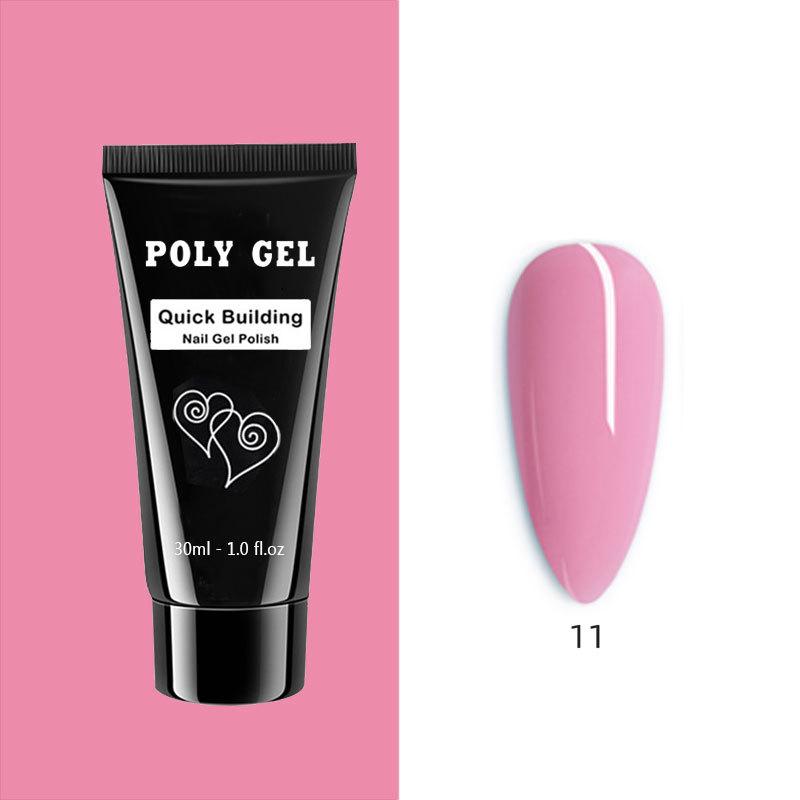 

30г Прозрачный Кристальный Гель для Наращивания Ногтей - Доступны Белый и Розовый Цвета