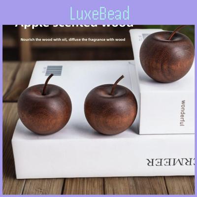 Wooden Apple Aromatherapy Car Diffuser With Incense Holder For Office And Home Decor