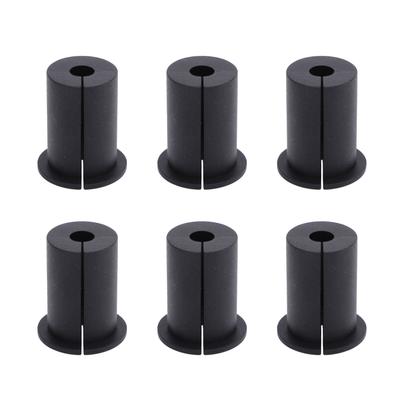 Ethernet Cable Routing Kit Silicone Cable Pass Through Bushings for 1 Inch Wall Hole Cable Black