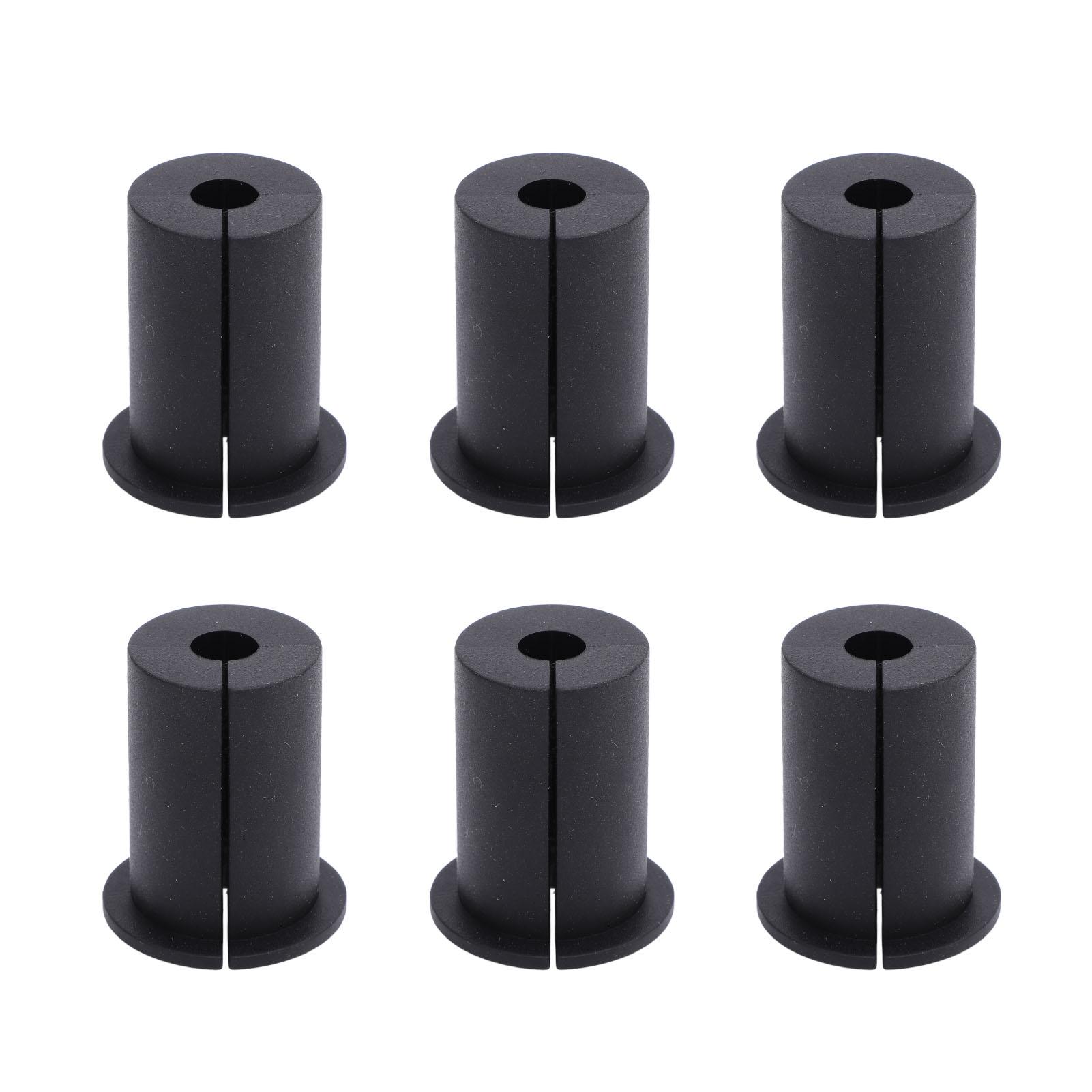 

Ethernet Cable Routing Kit Silicone Cable Pass Through Bushings for 1 Inch Wall Hole Cable Black