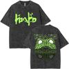 2026 Anime Dorohedoro T-shirt Grafica Kaiman Merch T-shirt Lavata Vintage Gotica Manga Rock T-shirt High Street T-shirt Oversize Manica Corta