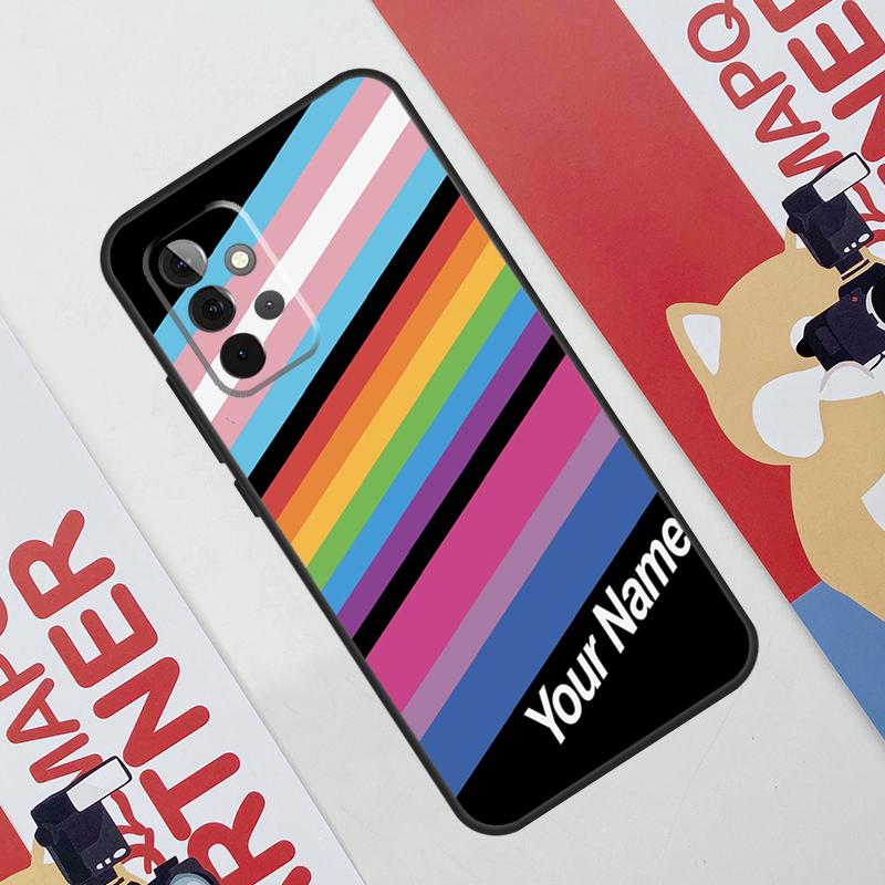 

Персоналізований чохол для телефону з ім ям та прапором ЛГБТ-прайду для Samsung Galaxy A53 A33 A23 A13 A52 A32 A22 A12 A51 A71 A14 A24 A34 A54 A21S Samsung A51 4G