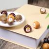 Rosewood Cartoon Chestnut Sister Garlic Pendant in Green Sandalwood Mobile Phone Chain