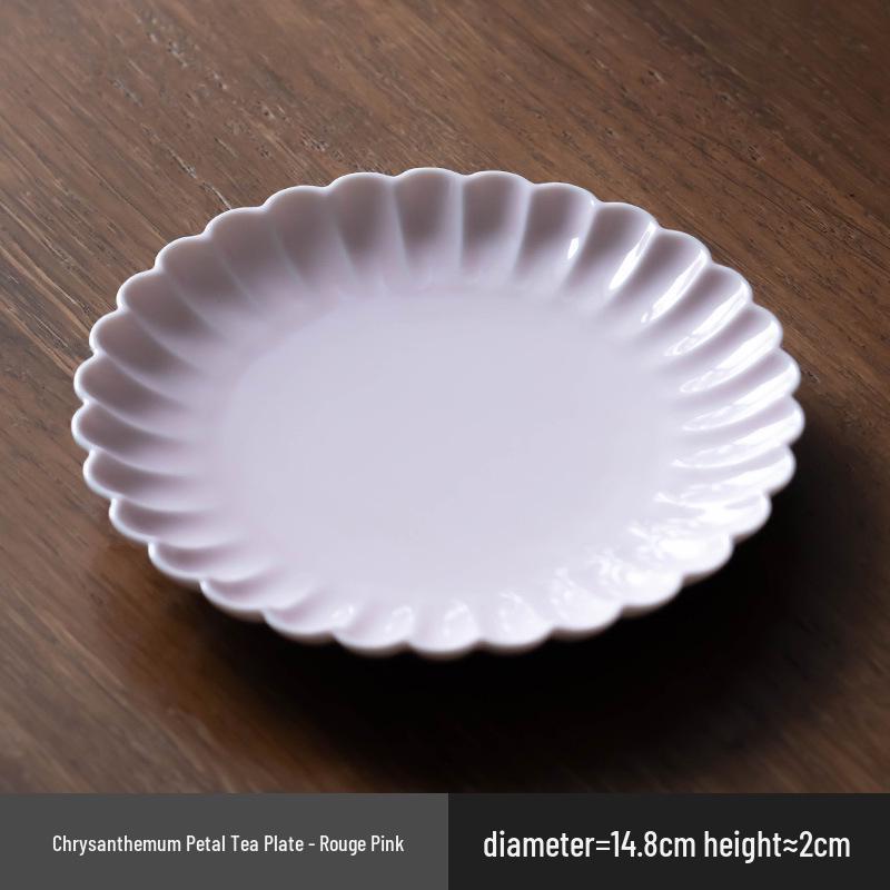 

Изысканная китайская круглая десертная тарелка - Идеально подходит для закусок, чая, фруктов или пирожных