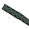 Cinta de Pasamanería Bordada Jacquard de Encaje Étnico para Adorno de Borde de Cuello de Vestimenta de Ropa Nacional Tradicional de Bricolaje de 5 cm
