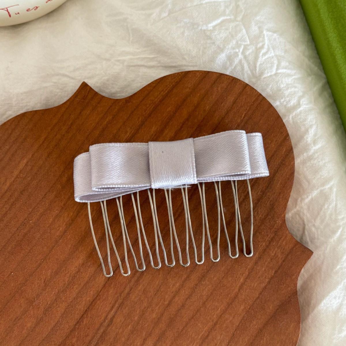 

Spring Fairy Gauze Flower Comb: Sweet Hair Ornament & Clip for Women