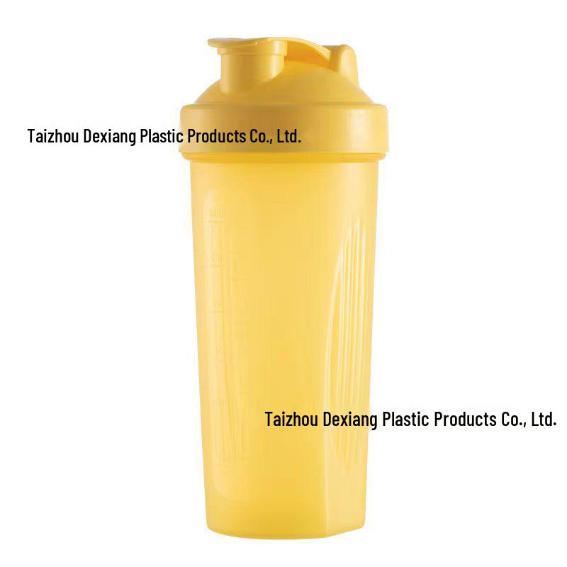 Butelka shaker sportowy cylindryczny 600 ml z kulką, możliwość personalizacji logo