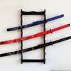 Wall Mount Katana Display Holder Samurai Sword Rack Rapier Sabre Stand Support Japanese Katana Storage Shelves Home Organizer
