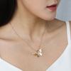 Trendy Retro Butterfly Pendant Clavicle Chain - Summer Chrysanthemum Necklace