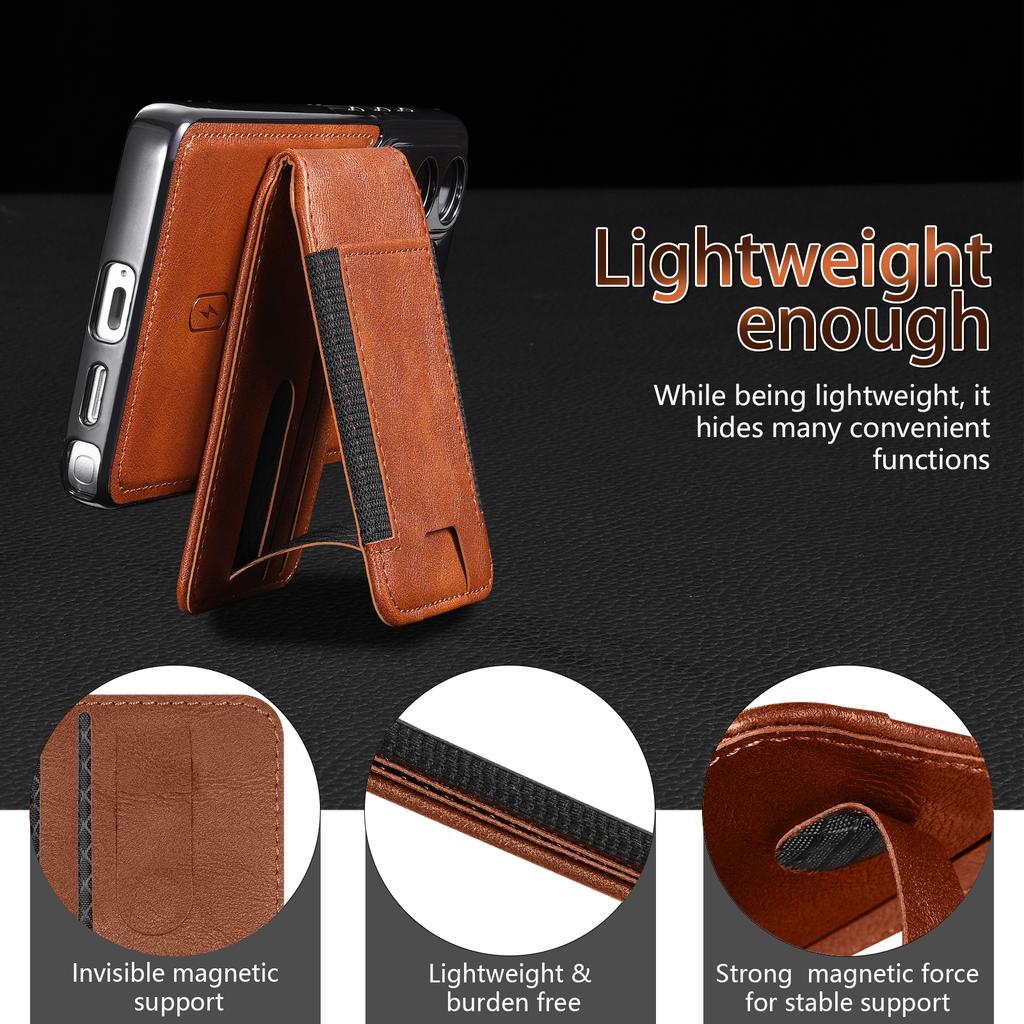 Vintage Leather Magnetic Case For Samsung Galaxy S26 Ultra S26+ Plus With Magnetic Kickstand Wallet Pocket Card Slot Holder