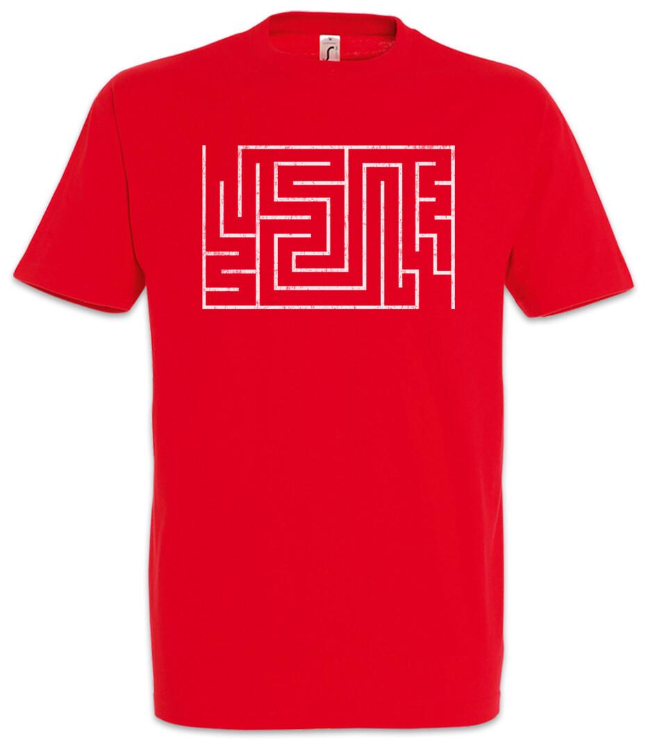 Maze II T-Shirt Mens Womens Tees Top Labyrinth Mystic Hypnosis Hypnotize Spiral Symbol Sign Circle S