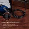 6.35mm Guitar Cable with Copper Core - Dual Straight Plug Mono Sound Cord, Waterproof Professional Instrument Cable for Stage