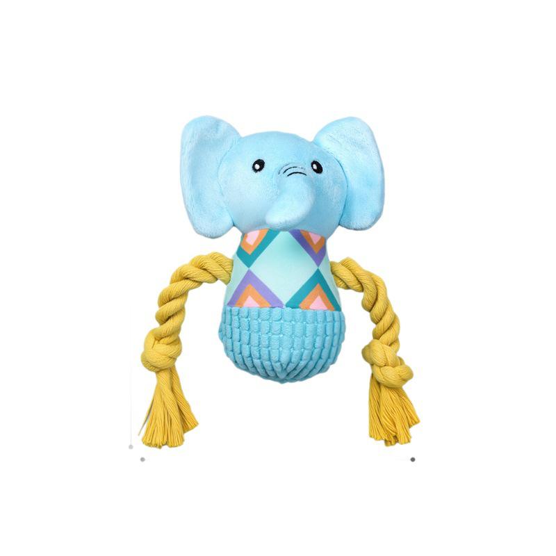 Pet Plush Toy - Boredom Buster for Cats & Dogs, Self-Entertainment, Sounding, Teething, Durable.